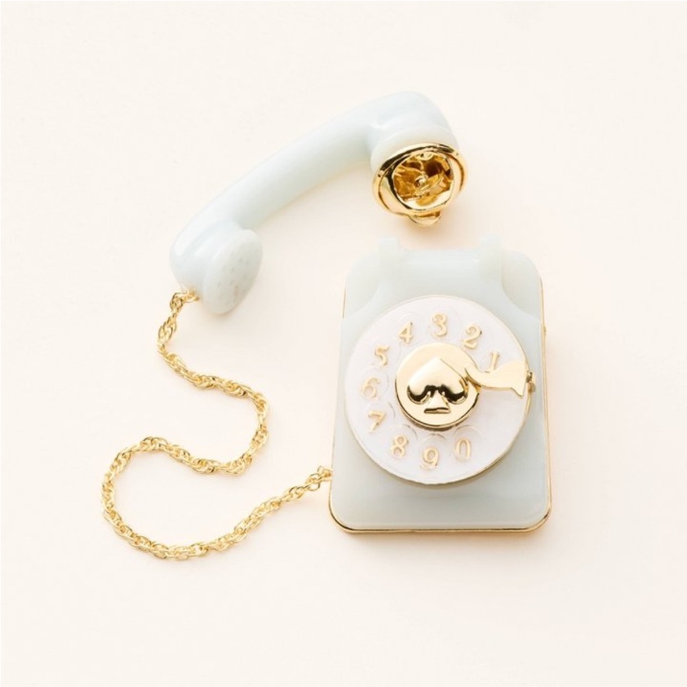 Telephone Brooch Kate Spade x Target